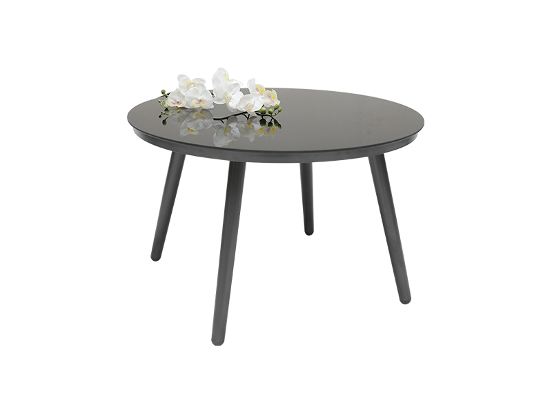 Vườn 3 Miếng Patio Bộ Bàn Ngoài Trời Dệt Dây Hiên Cuộc Trò Chuyện Bistro Bộ Có Đệm, Bộ Bàn Ghế Sân Trong YQC-2788