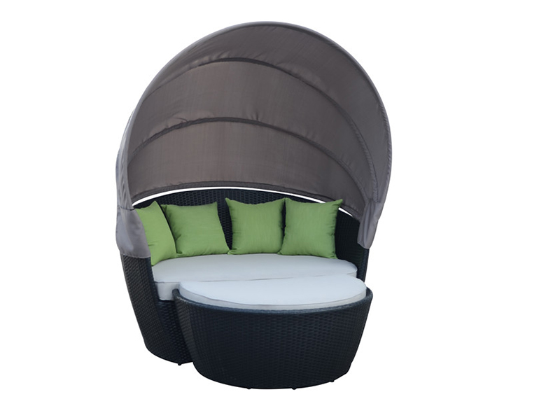 giường tán Rattan ngoài trời YQR-285