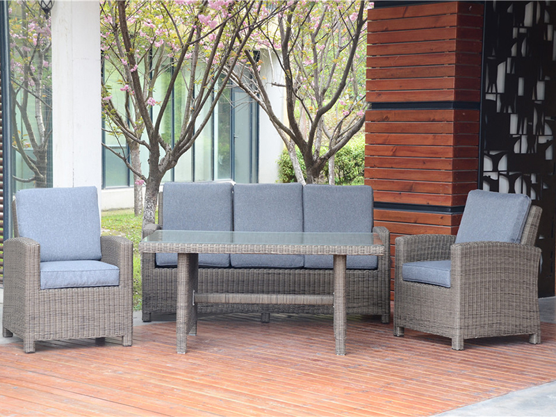 Vòng Rattan dệt nội thất ngoài trời, đồ nội thất vườn YQR-501